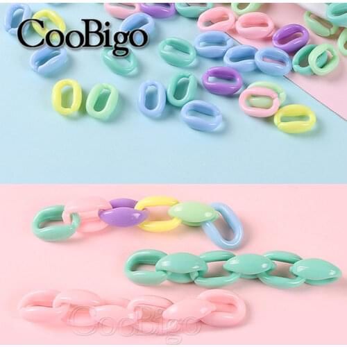Colorful Acrylic Chain Links Loose Beads Masks Sunglasses Lanyard DIY Belt Earring Necklace Bracelet Jewelry Home Accessories