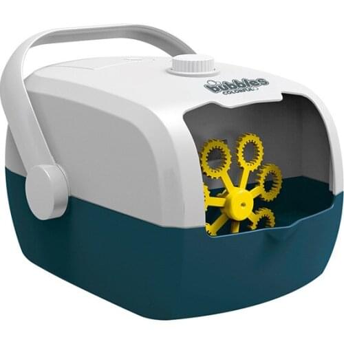 Automatic Bubble Machine Portable Bubble Machine For Kids Rechar Geable Portable Party Toy Electric Bubble Making Machine Gifts