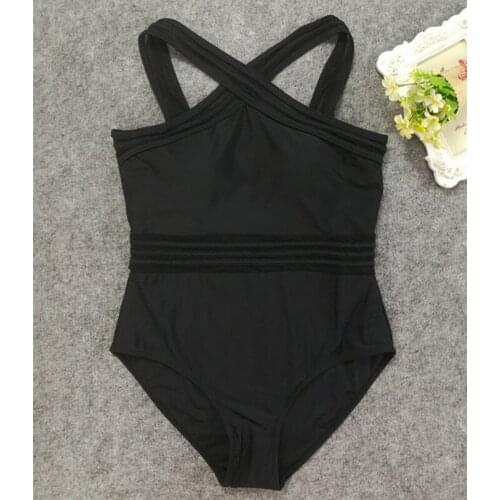 Befusy Black One Piece Swimwear