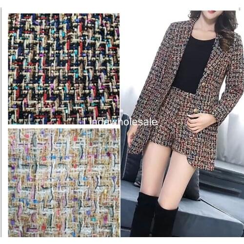 Color weaving style Woollen cloth,Autumn and winter clothes woolen fabric,145cm*100cm(one yard)/pcs