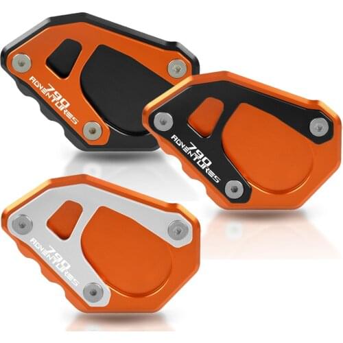 FOR 790 ADVENTURE 790 Adventure R S 2019-2021 Motorcycle Aluminum Kickstand Foot Side Stand Plate Pad Support Enlarge Extension
