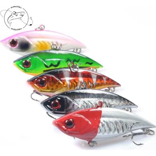 Artificial VIB Sinking Wobblers 65mm/11g Plastic Fishing Bait Diving Depth2.7-4.5M Anti-Corrosion Bionic Fishing Lure Hard Bait