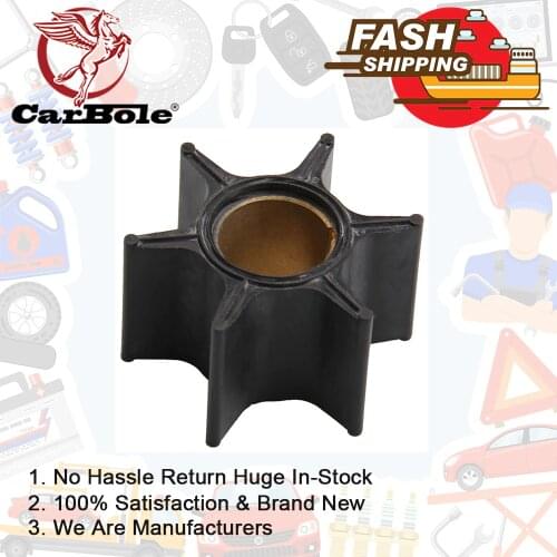 Water Pump Impeller for Chrysler 75/80/85/90/95/100/115/125/150hp Outboard Motor Black 6 Blades Boat Engine Parts & Accessories