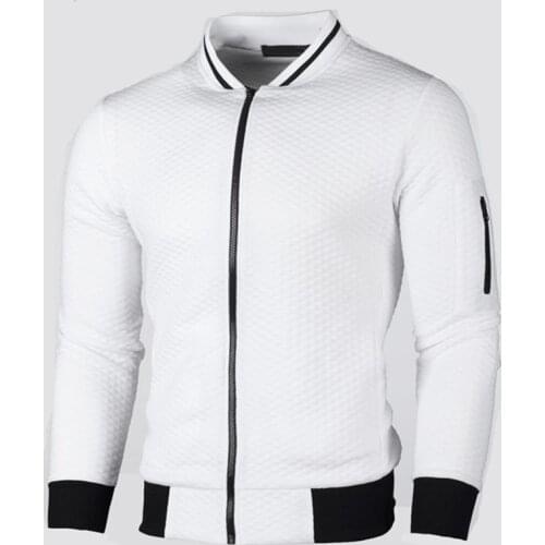 Hot Sale Men Baseball Uniform Coat 2021 Autumn Bomber Jacket Letter Zipper Knitwear Streetwear Casual Tracksuit Hip Hot Coats