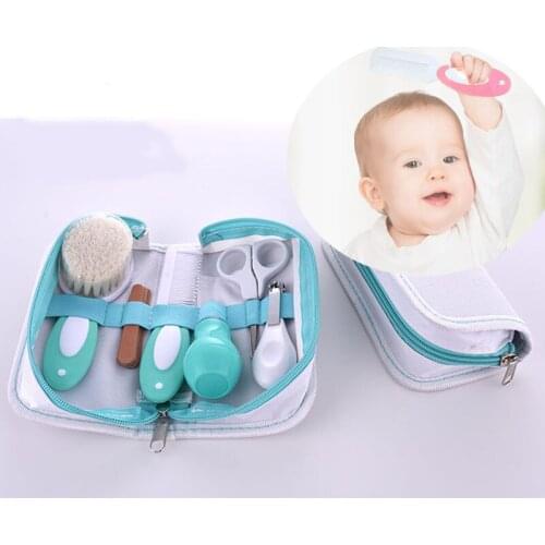Baby Kids Nails Hair Nose Care Set Comb Brush Set Newborn Daily Care Set Newborn Baby Care Tools