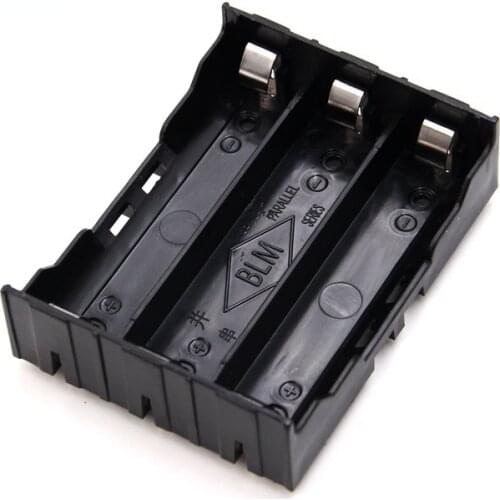 3.7V 18650 Rechargeable Battery Case Plastic Holder Storage Box For 18650 Battery Pole Smart Power Supply Batteries Clip Holder