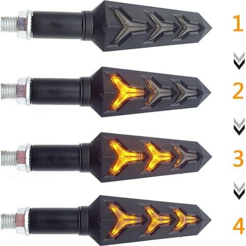 Flowing Led Motorcycle Turn signals light for Arriere Moto Special Signal Minsk 125 Suzuki Gsr 600 Stop Led Motorcycle
