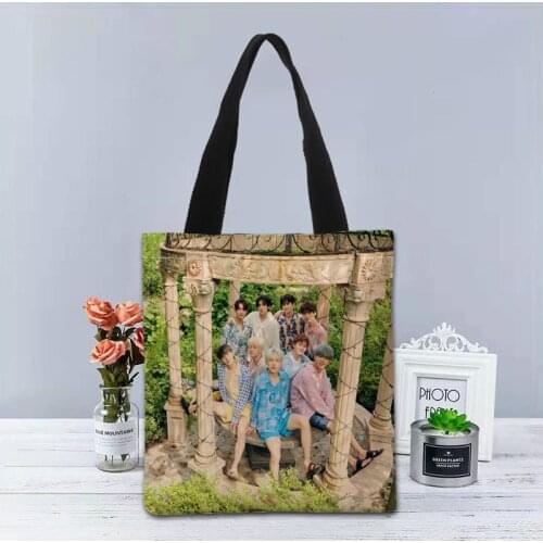 New PENTAGON Handbag Foldable Shopping Bag Reusable Eco Large Unisex Canvas Fabric Shoulder Bags Tote Grocery Cloth Pouch 0622