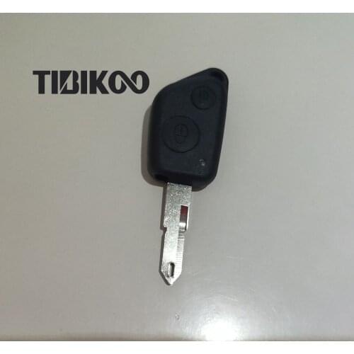 Replacement Remote Key Shell Case 2 Buttons For Peugeot 106 205 206 306 307 405 406 With 53# NE73 Key Blade