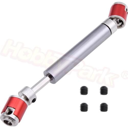 110-155mm Metal Steel Drive Shaft CVD for 1/10 RC Crawler Traxxas Trx4 Axial SCX10 RC4WD D90 Redcat Gen7 Upgrade Parts