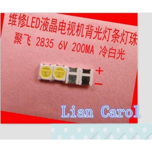 120pcs Konka Changhong Amoi LCD TV backlight LED strip lights with the East Bay 2835 SMD LED beads 6V