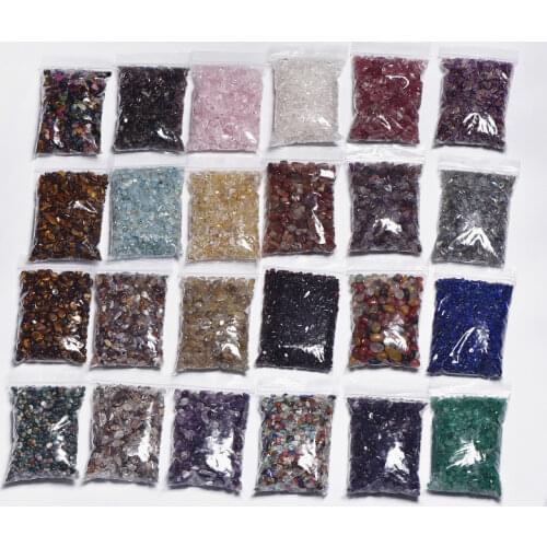 50g,100g Natural stone powder Crystal Amethyst rock crystal healing stone crushed stone rolling stone