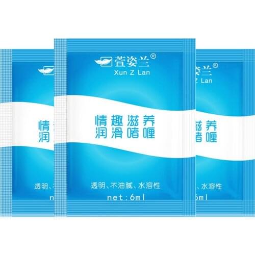 6ML Lubricant Packets for Sex Pocket Sex Gel for Couples Water Based Adult Sex Lubricants Best Silicone Free Lubricant Water