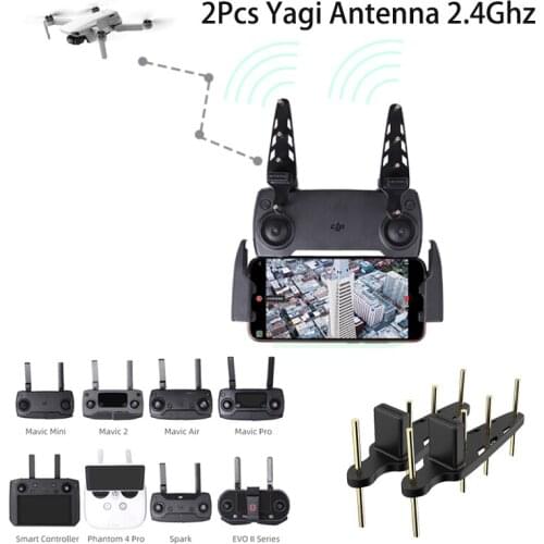 Drone Yagi Antenna 2.4Ghz Drone Remote Controller Antenna Signal Booster For DJI Mavic Mini/PRO/Mavic 2/Phantom 4 Pro/EVO II