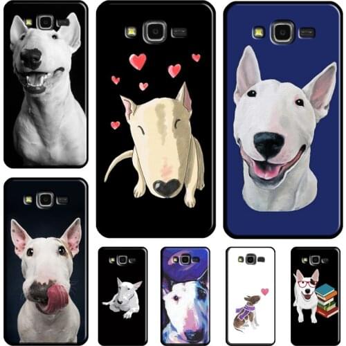 Bullterrier bull terrier dog Cover Case For Samsung Galaxy J4 J6 Plus A6 A7 A8 A9 J8 2018 A3 A5 J3 J7 2017 J1 J5 2016
