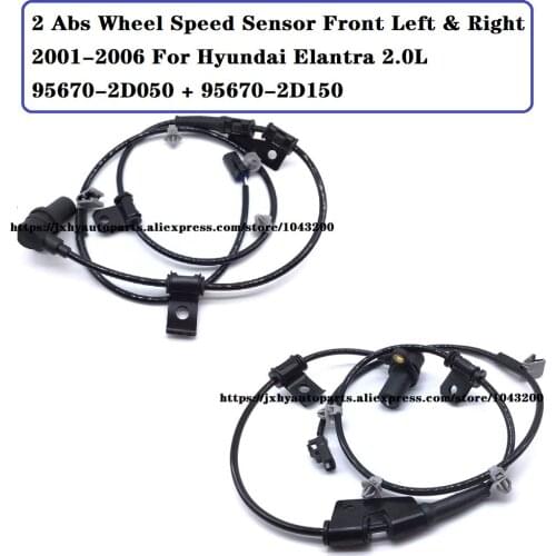 Abs Wheel Speed Sensor Front Left Right For Hyundai Elantra 2.0L 01-06 OE# 95670-2D050 / 95670-2D150 / 95670-2D100 / 95670-2D000