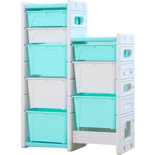 Childrens toy storage racks, baby toys, multi-layer plastic drawer type storage cabinets, childrens toy storage cabinets