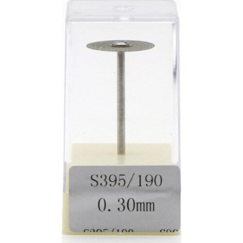 1Pc Dental thin Ultra-thin double sided sand diamond cutting disc diamond sand electroplated sintered slices