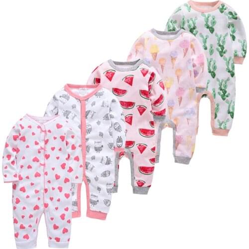 2019 Honeyzone Baby Girl Boy Romper Fashion Newborn Jumpsuit Baby Cute Cartoon Animal Romper Outfits Playsuit Roupas bebe
