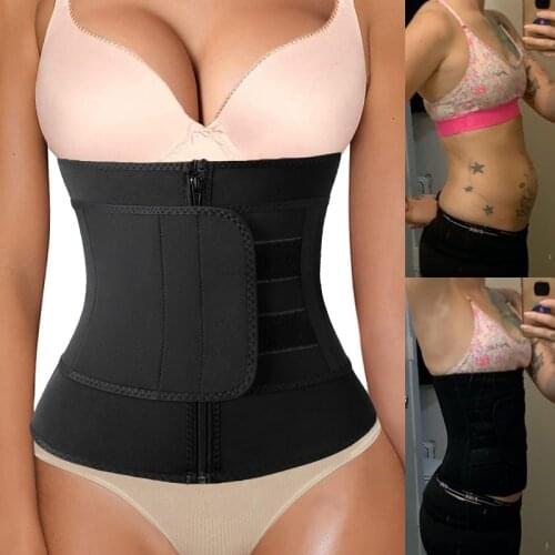 Women Waist Trainer Corset Slimming Body Shaper for Weight Loss Trimmer Belt Belly Girdle Sauna Sweat Cinchers Modeling Straps