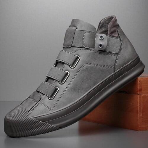 2021 new mens shoes high-top breathable sports casual shoes flat shoes for men Zapatos Hombre Vestir b19