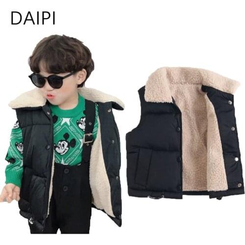 New Fashion Childrens Vest Sleeveless Vest for Girls Warm Vest for Boy Winter Children Down Girls Coats Boy Clothes 2-15 Year