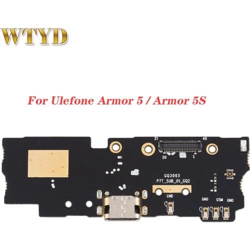 Original Charging Port Board for Ulefone Armor 5 / Armor 5S Charging Dock Power Connector Flex Cable Replacement Repair Part