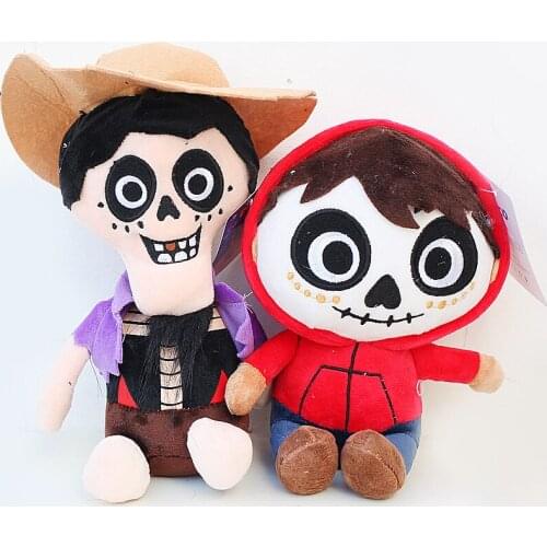 Movie COCO Pixar Character Plush Toys 20cm COCO Miguel Hector Plush Stuffed Toys Doll Soft Toy for Kids Children Gifts