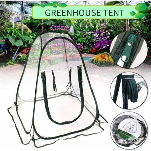 Portable Mini Garden Greenhouses Transparent Plant Flower Cover Tent Foldable PVC Plant Protection Warm Room Garden Supplies