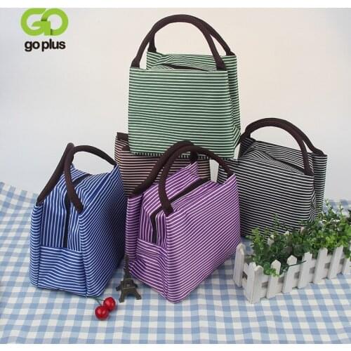 GOPLUS Portable Lunch Bag Daily Work Insulated Thermal Zipper Waterproof Family Travel Picnic Drink Food Hand-Held for Women Kid