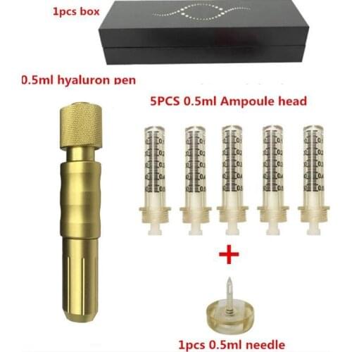 Rotary pressurization Hyaluronic Acid Pen Atomizer Hyaluronic Injection Gun Wrinkle Removal Anti aging Lifting Lip High Pressure