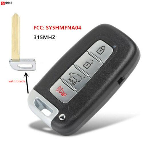 Keyecu Remote Key 315MHz for Hyundai Elantra Genesis Coupe Azera for Kia Forte Soul portage 2011 2012 2013 - SY5HMFNA04