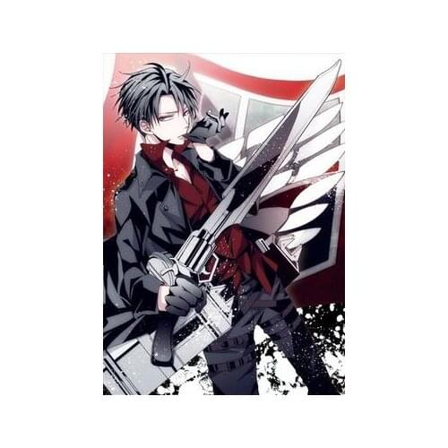 12style Choose Attack On Titan Levi Rivaille Rival Ackerman Anime Art Film Print Silk Poster for Your Home Wall Decor 24x36inch