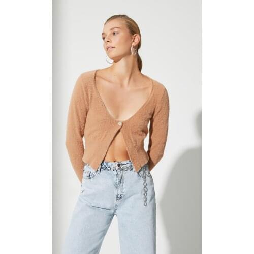 Trendyol Beard İp Knitwear Cardigan TWOAW22HI0775