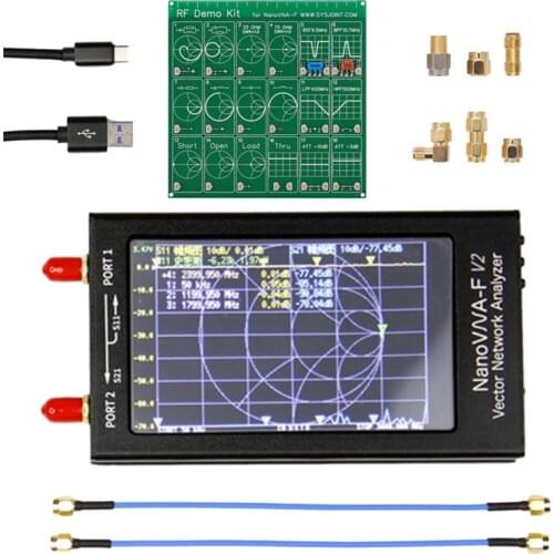 New NanoVNA-F V2 3GHz Vector Network Analyzer 4.3 inch Touch Screen NanoVNA V2 Antenna Analyzer