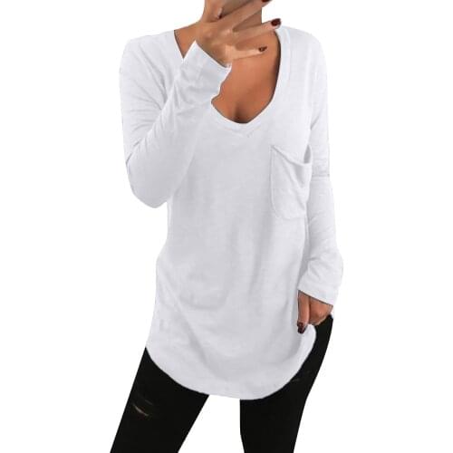 Plus Size Womens Tops And Blouses Womens Casual O-neck Contrast Color Long Sleeve Top Pullover Blouse Shirt Vetement Femme 2021
