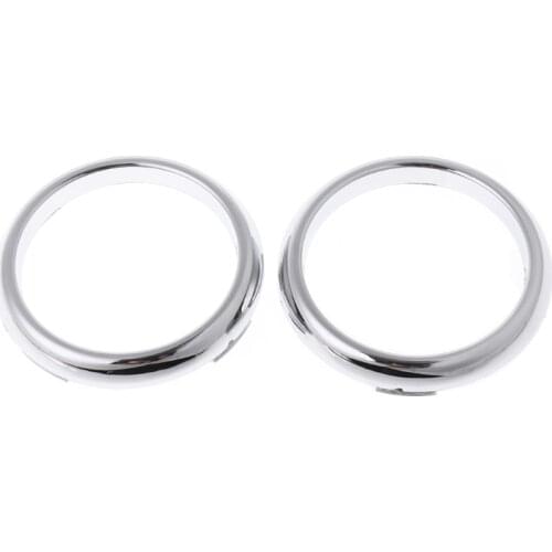 1 Pair ABS Chrome Front Fog Light Lamp Cover Trim For Ford Focus 2 Mk2 2009-2012