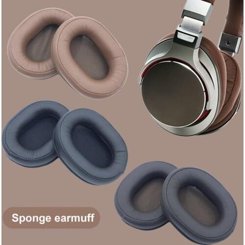 1 Pair for Earpads for Audio-Technica ATH-MSR7 DSR7BT MSR7NC MSR7SE Replacement Protein Faux Leather Headphone Sponge Earmuffs