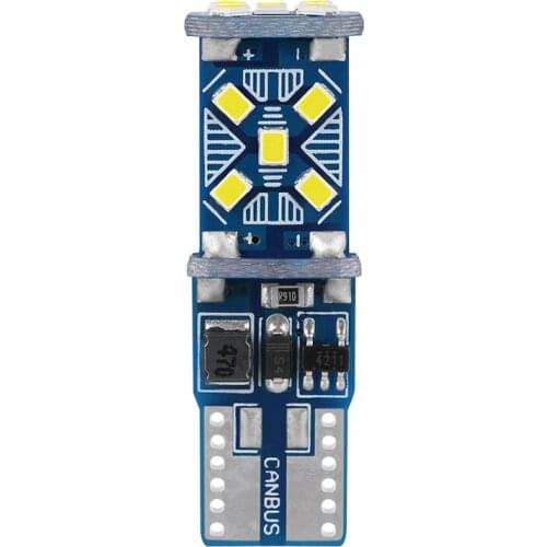 100pcs new 3W 12V T10 White Car ERROR FREE Led Lights W5W 501 168 194 Clearance Parking Lamp Auto Wedge Signal Bulbs 6000K HID