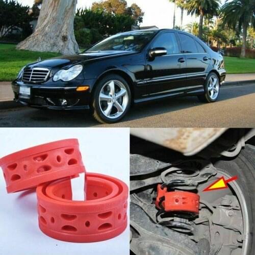 2pcs Rear Air Suspension Shock Bumper Spring Coil Cushion Buffer For BENZ C230