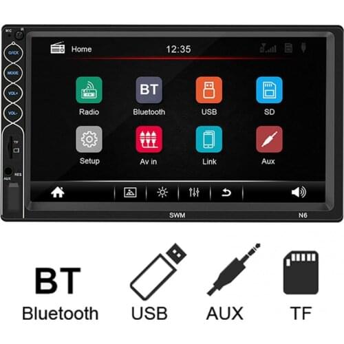 45% Hot Sales!! N6 7inch Screen USB 2.0 Interface High Definition Bluetooth Car MP5 Video Player