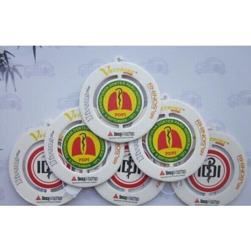 Free Shipping Via Fedex or DHL , 2017 New Top Custom Hanging Paper Car air freshener choose your scent fragrance