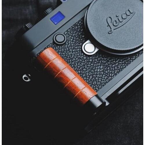 Wood Hand Grip Quick Release L Plate Bracket Design For LEICA M10