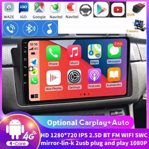 For BMW 3 Series M3 E46 316i 318i 1998-2006 Car android GPS Radio Stereo WIFI Google MAP Quad Core 2 din Car Multimedia Player