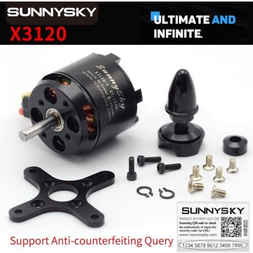 Hot sale Sunnysky X3120 KV800 KV950 KV1100 Brushless Motor for RC helicopter Airplane