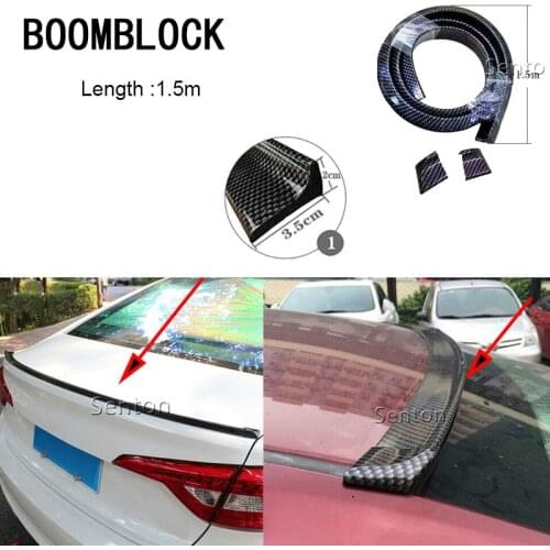 Wheel Eyebrow/Front Bumper/Spoilers Carbon Protect Stickers For Peugeot 308 206 307 207 407 508 Citroen C5 C3 C4 Opel Vectra C