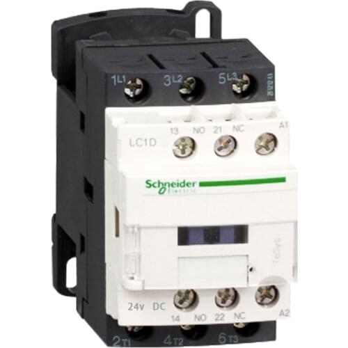 Schneider contactor DC24V LC1D12BDC / DC110V LC1D12FDC 12A D-type three-pole DC contactor