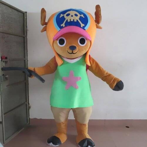 Deer Mascot Costume ONEPIECE Tony Chopper fancy dress costume for adult Halloween party