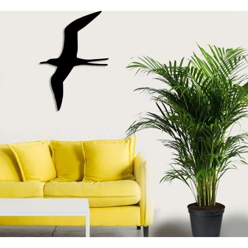 Flying Bird With Spread Wings Wall Home Accessory Wooden Table 34x50cm