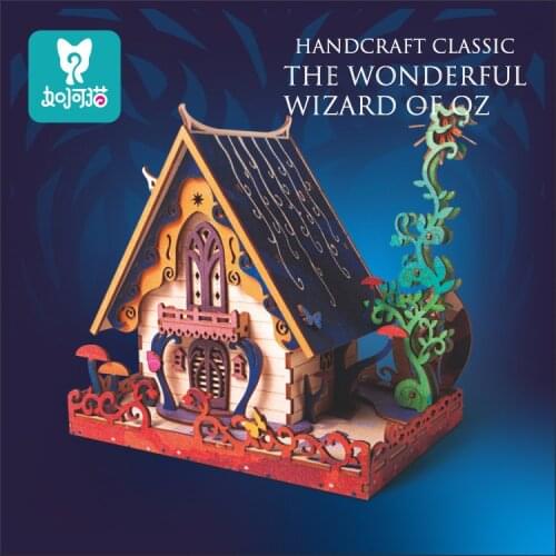 Curiosity DIY 3D The Wonderful Wizard of Oz World Famous Fairy Tale Puzzle Game Assembly Toy Gift for Children Teens Adult